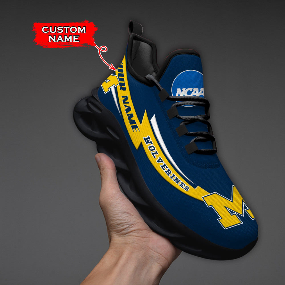 Michigan Wolverines Max Soul Shoes Sneakers For Men And Women 538