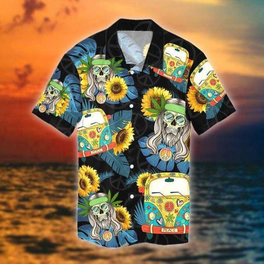 Skull ?hippie Car Hawaiian Aloha Shi &hellip;