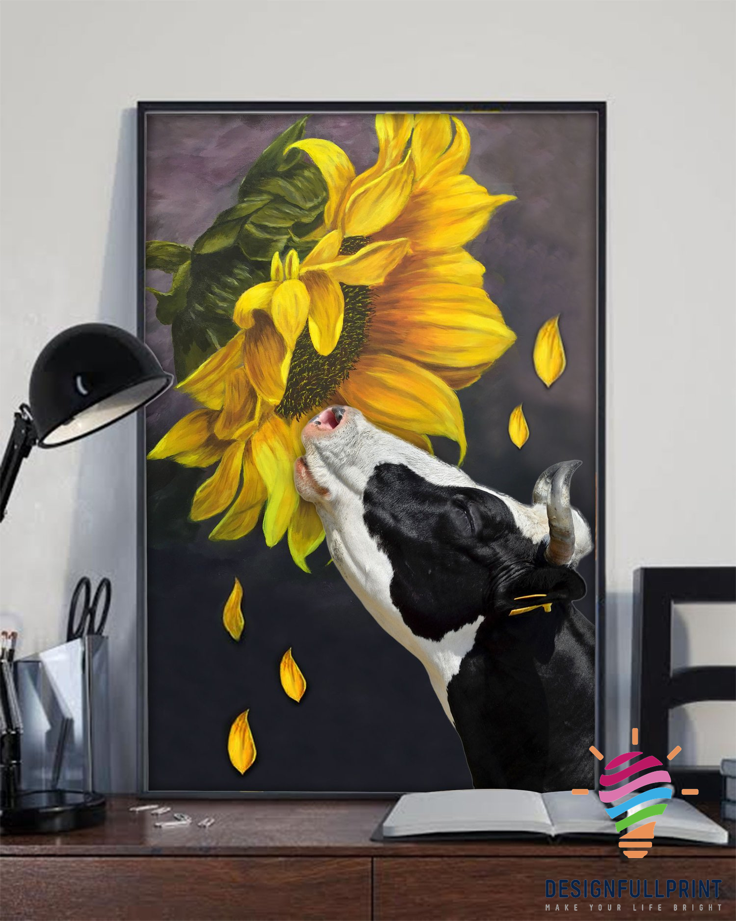 Daisy The Cow Sunflower Farmer Canva &hellip;