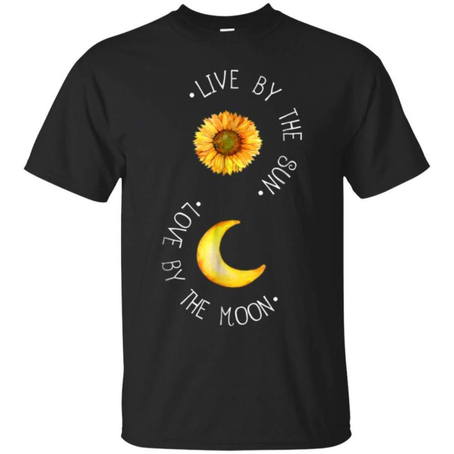 AGR Live By The Sun Love By The Moon Hippie Vintage Shirt Jaq T-shirt