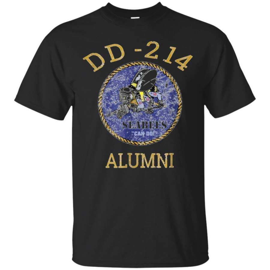 AGR Navy Seabees Shirt Dd 214 Alumni Vintage T Shirt