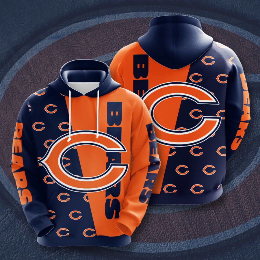 Chicago Bears No339 Custom Hoodie 3D