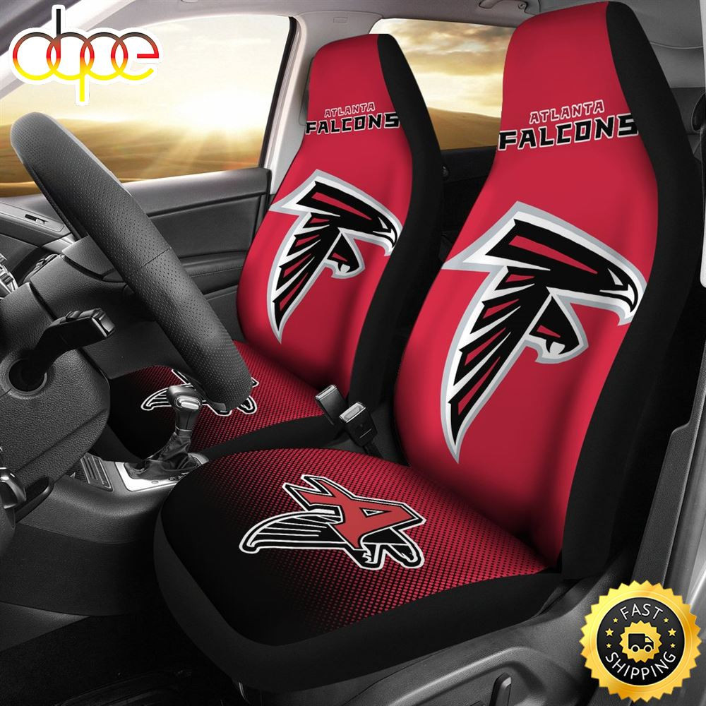 New Fashion Fantastic Atlanta Falcons Car Seat Cover Set CSC5356