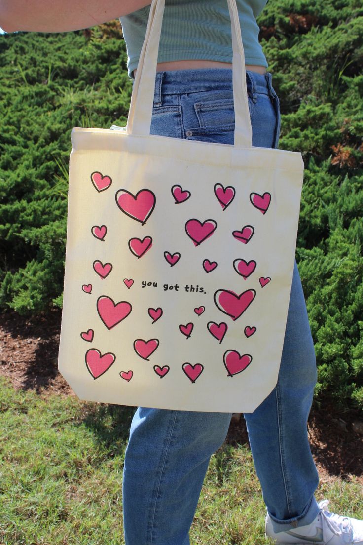 Lots of Love Recycled Cotton Tote, Best Tote Bags Ideas, Cute Tote Bags Ideas, Tote Bag Design Ideas, Girls Tote Bag, Best Canvas Tote Bags Ideas