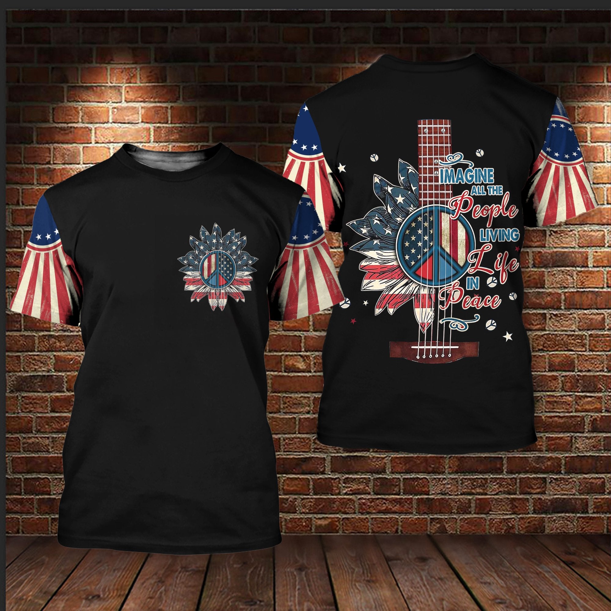 Hippie Imagine All The People Living …