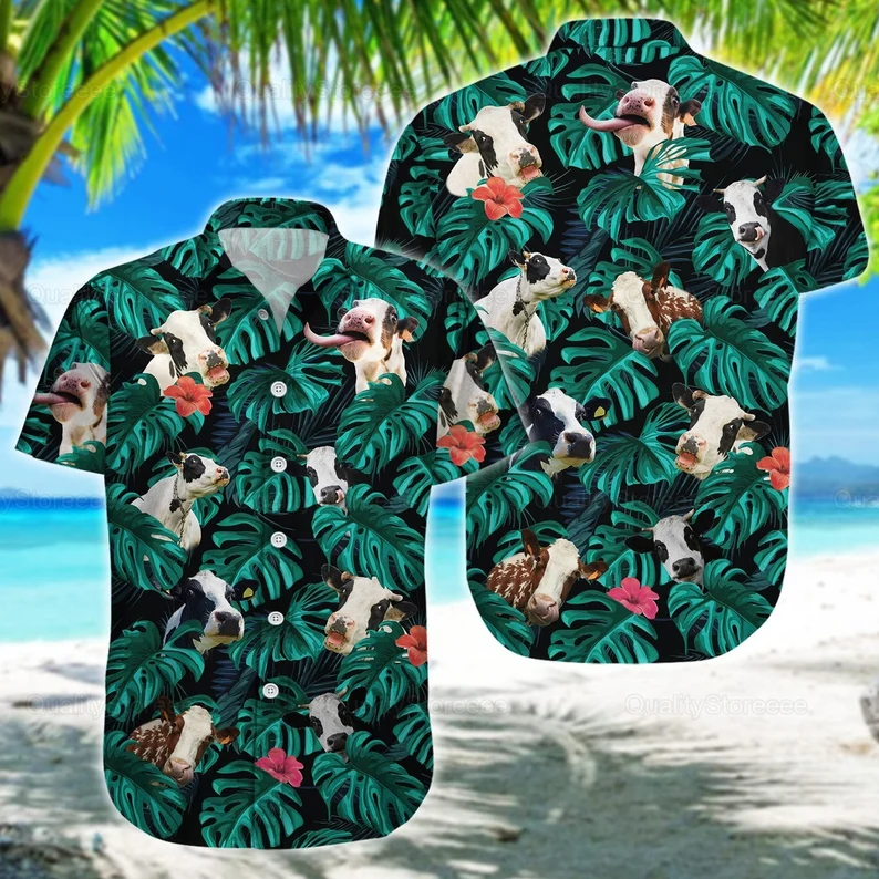 Cow Hawaii Shirt, Cow Shirts, Shirt For Men, Hawaiian Shirts, Cow Gifts