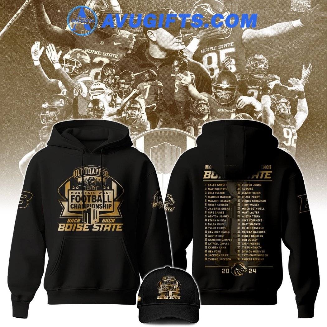 Boise State Football Champions Moutain West 2024 Limited Edition Hoodie – Zip Hoodie 3D Aop Shirt