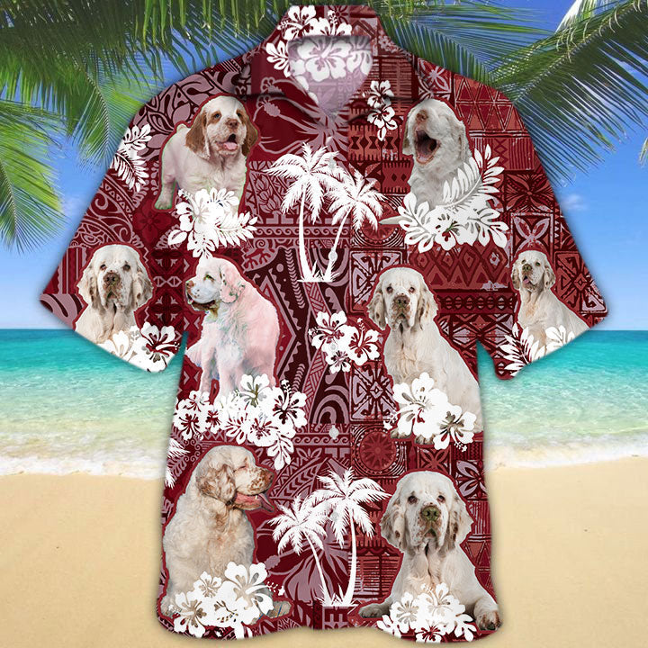 Clumber Spaniel Hawaiian Shirt, Dog In Hawaii Shirt, Summer Gift For Dog Lovers