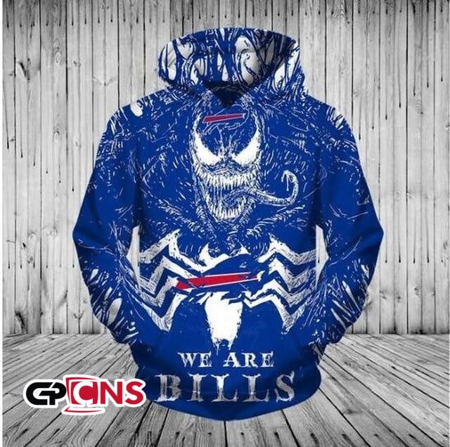 Buffalo Bills Venom 3D Hoodie