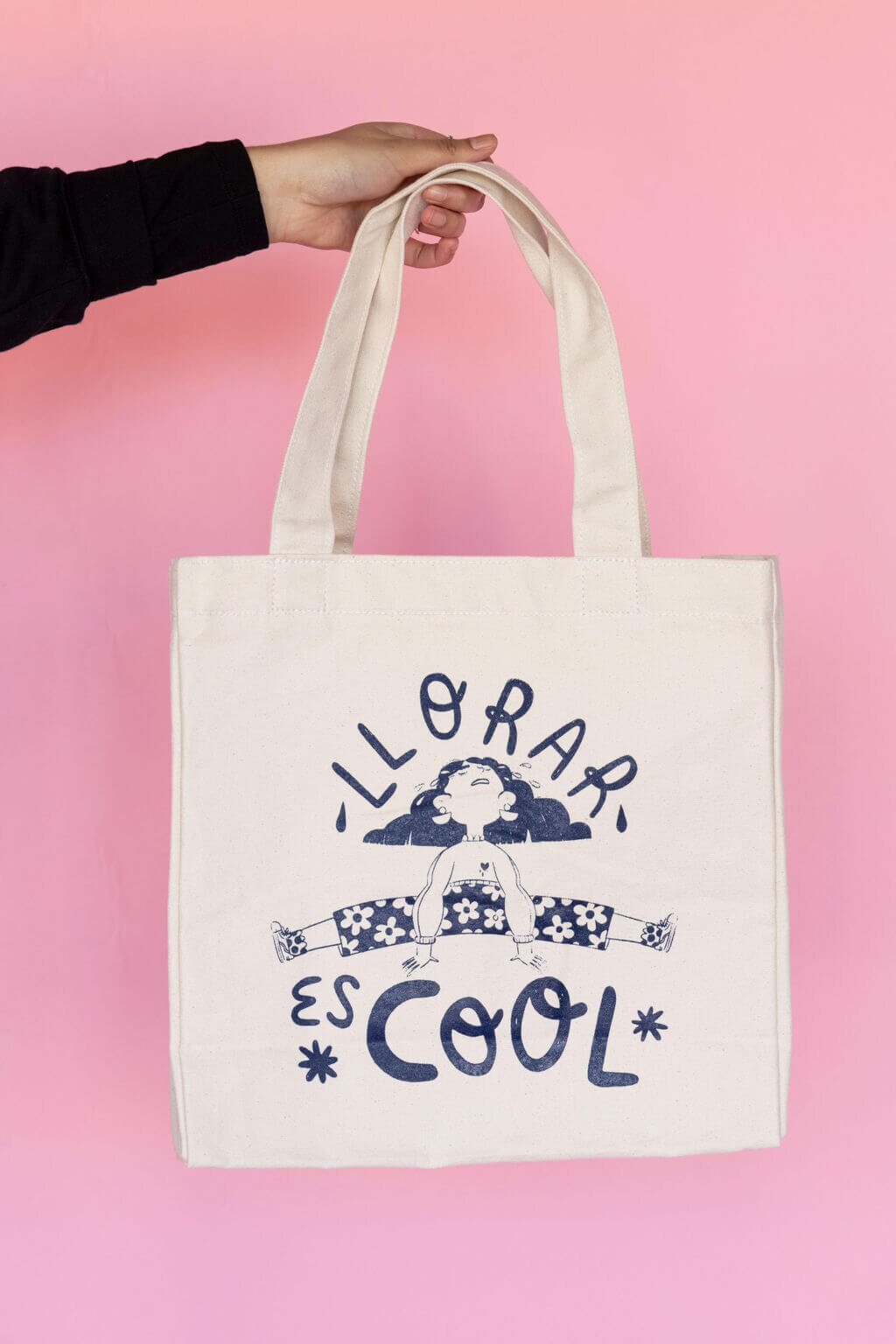 Aurora Tote Bag – Crying Is Cool – Llorar Es Cool – Latina Tote Bag – Latina Power – Latina Business – Latina Owned – 100% Cotton Tote Bag