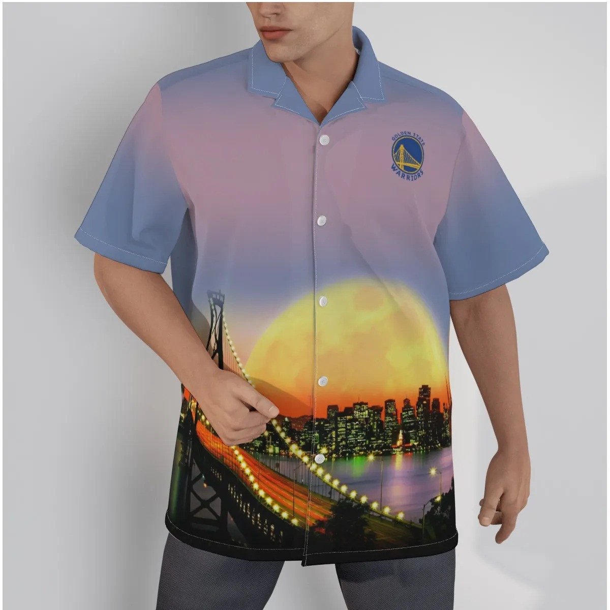 Golden State Warriors Nba 2023 City Art 3D Hawaiian Shirt