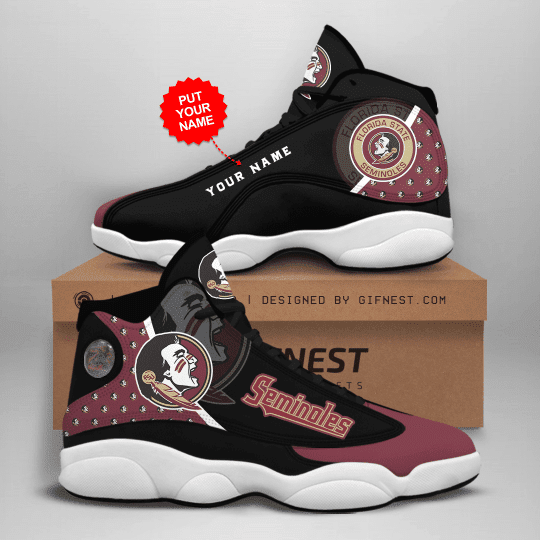 Florida State Seminoles Custom Name Air Jordan 13 Sneakers JD13 V953