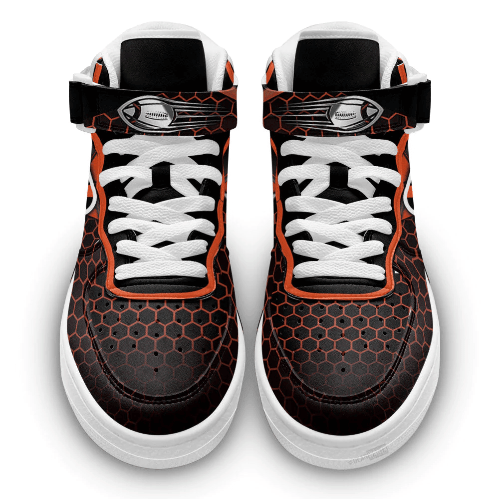 Cincinnati Bengals NFL White High Air Force 1 Shoes Fansatic.com OCT