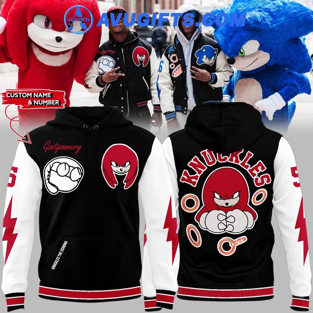 Knuckles New 2024 Limited Edition Custom For Fan Hoodie – Zip Hoodie 3D Aop Shirt