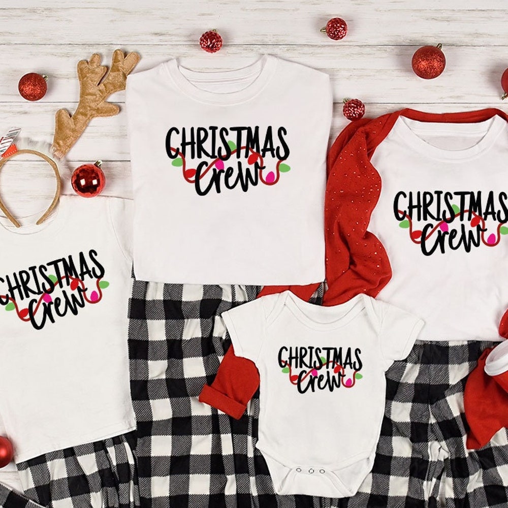 Christmas Crew Shirt, Merry Christmas Gifts, Christmas Sweatshirt, Holiday T Shirt, Gift For Family, Matching Family Christmas Shirts Your Look, Your Rules