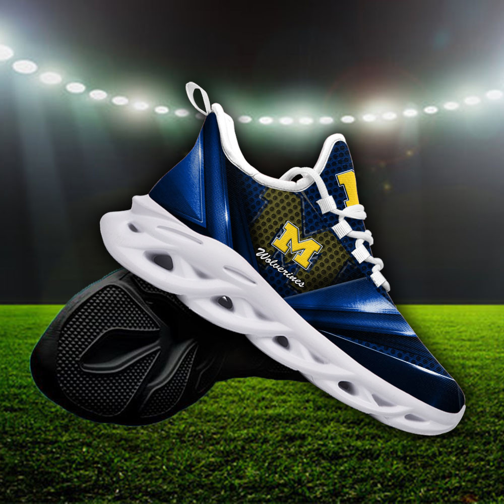 Michigan Wolverines Max Soul Shoes Sneakers For Men And Women 384