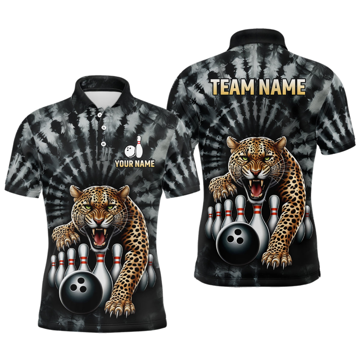Personalized Bowling Shirt for Men Polo Shirt Bowling Team League Bowling Shirt Unisex QZT401