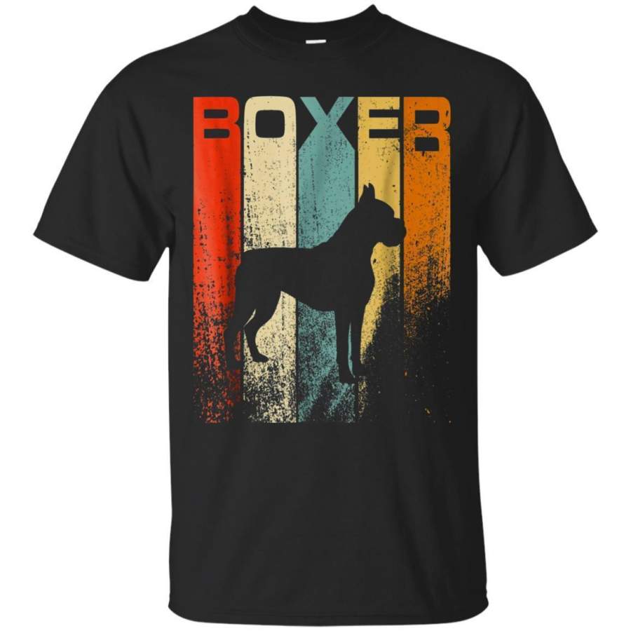 AGR Boxer Dog Tshirt 70s Retro Vintage Boxer Dog Lover Shirt Jaq T-shirt