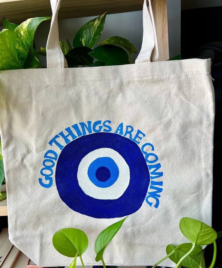 Custom picture/print tote, hand-painted tote, hand embroidered, totes, evil eye,, Best Tote Bags Ideas, Cute Tote Bags Ideas, Tote Bag Design Ideas, Girls Tote Bag, Best Canvas Tote Bags Ideas