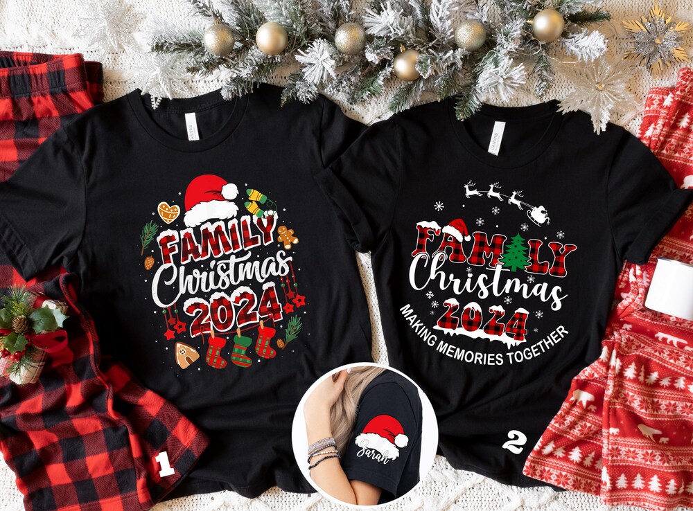 Christmas Family 2024 Shirt,Christmas Family Shirts, Christmas Party Shirt, Family Christmas Shirt, Matching Xmas Tees, 2024 Tee Your Look, Your Rules