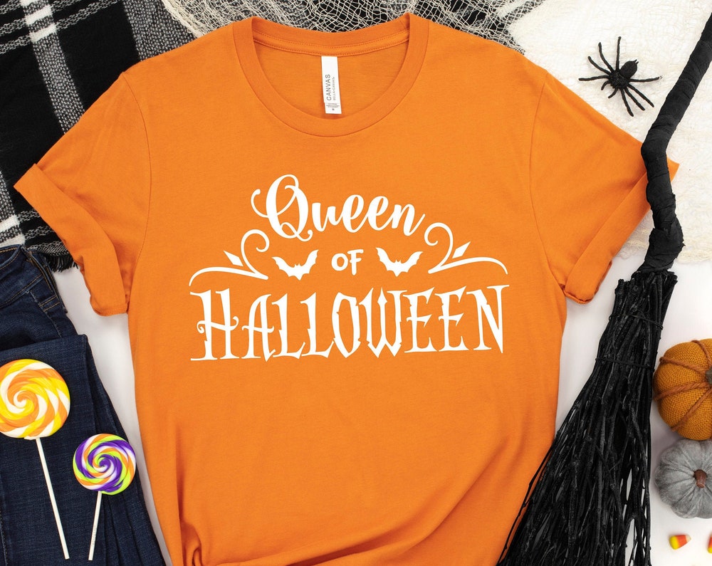 Queen of Halloween Shirt,Halloween Party Shirts,Hocus Pocus Shirts,Sanderson Sisters Shirts,Halloween Outfits,2022 Halloween Funny Shirt