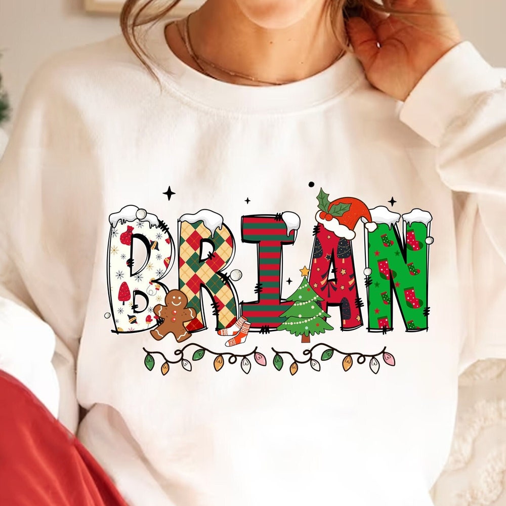 Personalized Christmas Name Shirt, Family Christmas Shirts, Christmas Crew Shirt, Family Christmas Outfit, Christmas Shirt, Christmas Gifts Designs That Speak Your Mind