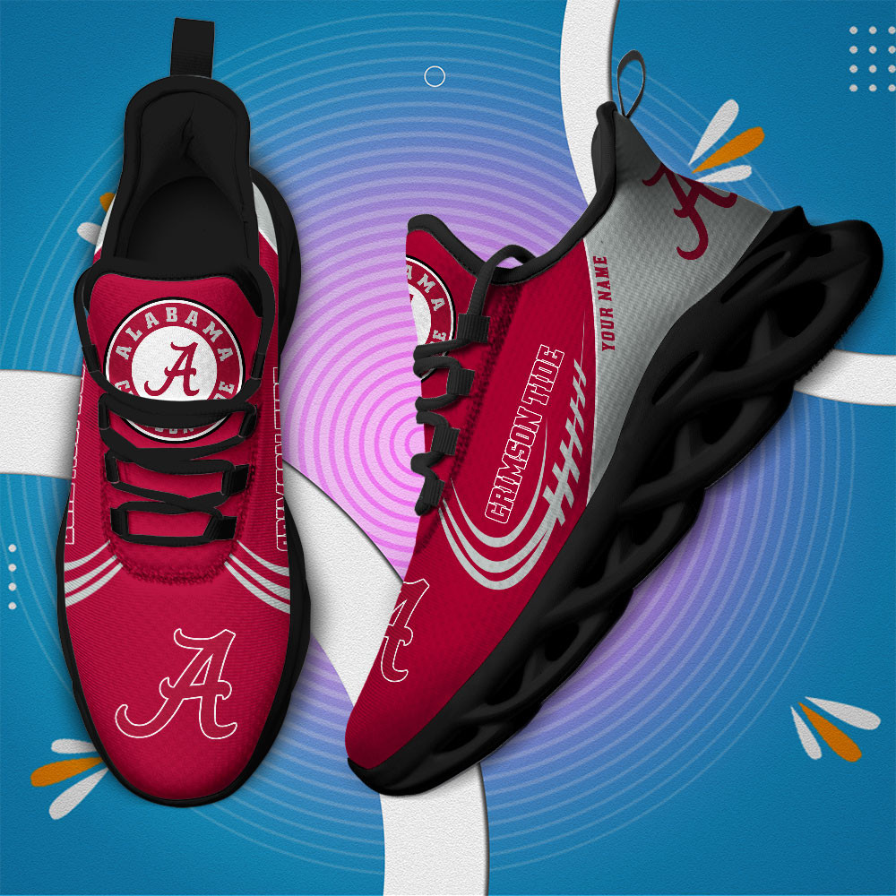 Alabama Crimson Tide Max Soul Shoes Sneakers For Men And Women 477