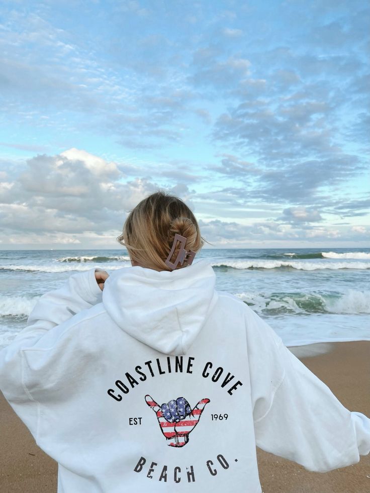 American Flag Hang Loose Peace Hoodi &hellip;