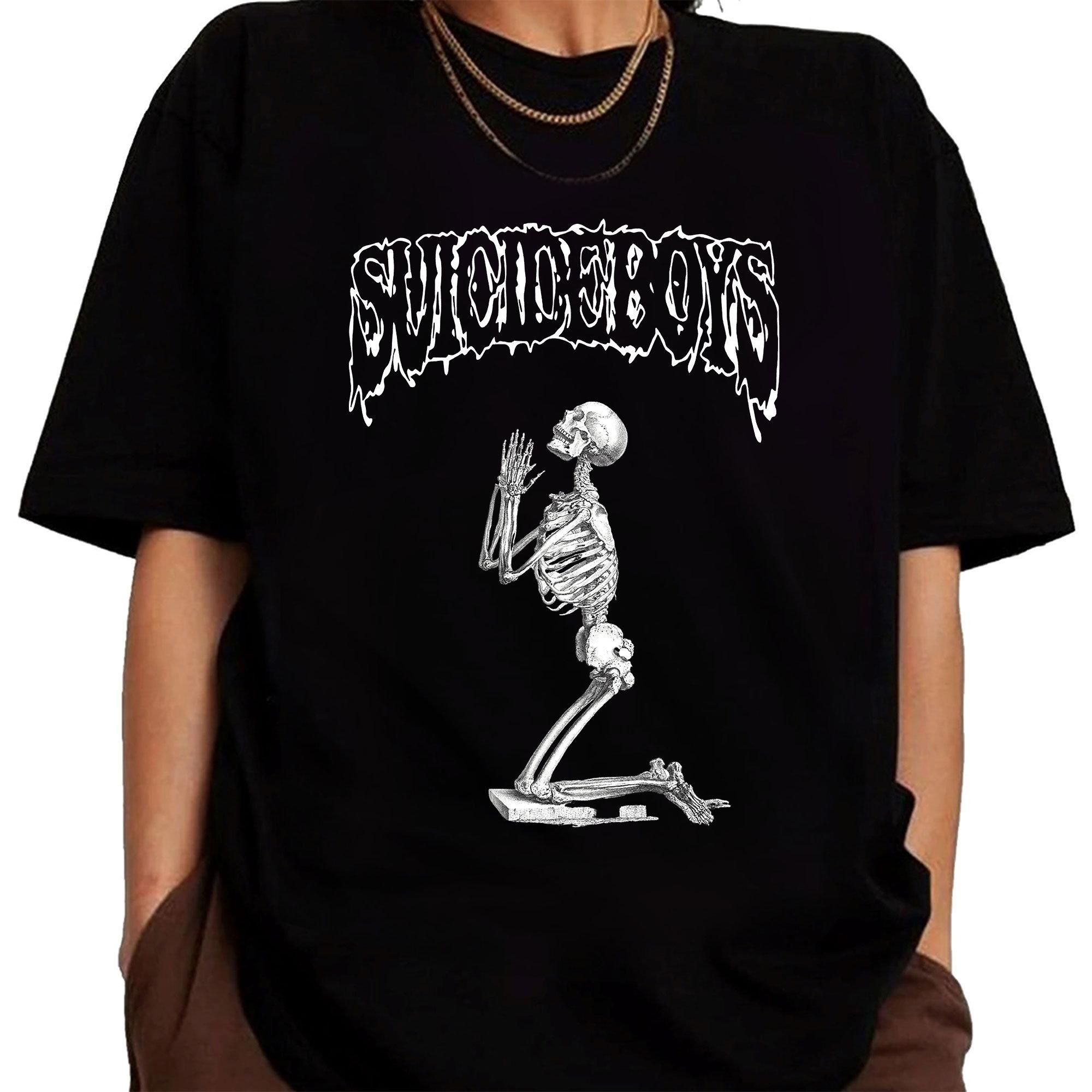 Vintage Suicide Boys Shirt, Suicideboys Merch, Suicide Boys Now The Moon’s Rising Album Poster Design Graphic Tee Gift, Unisex T-Shirt, Gifts For Him, Short Sleeve Tee Shirt, Gifts For Birthday Men Day Christmas