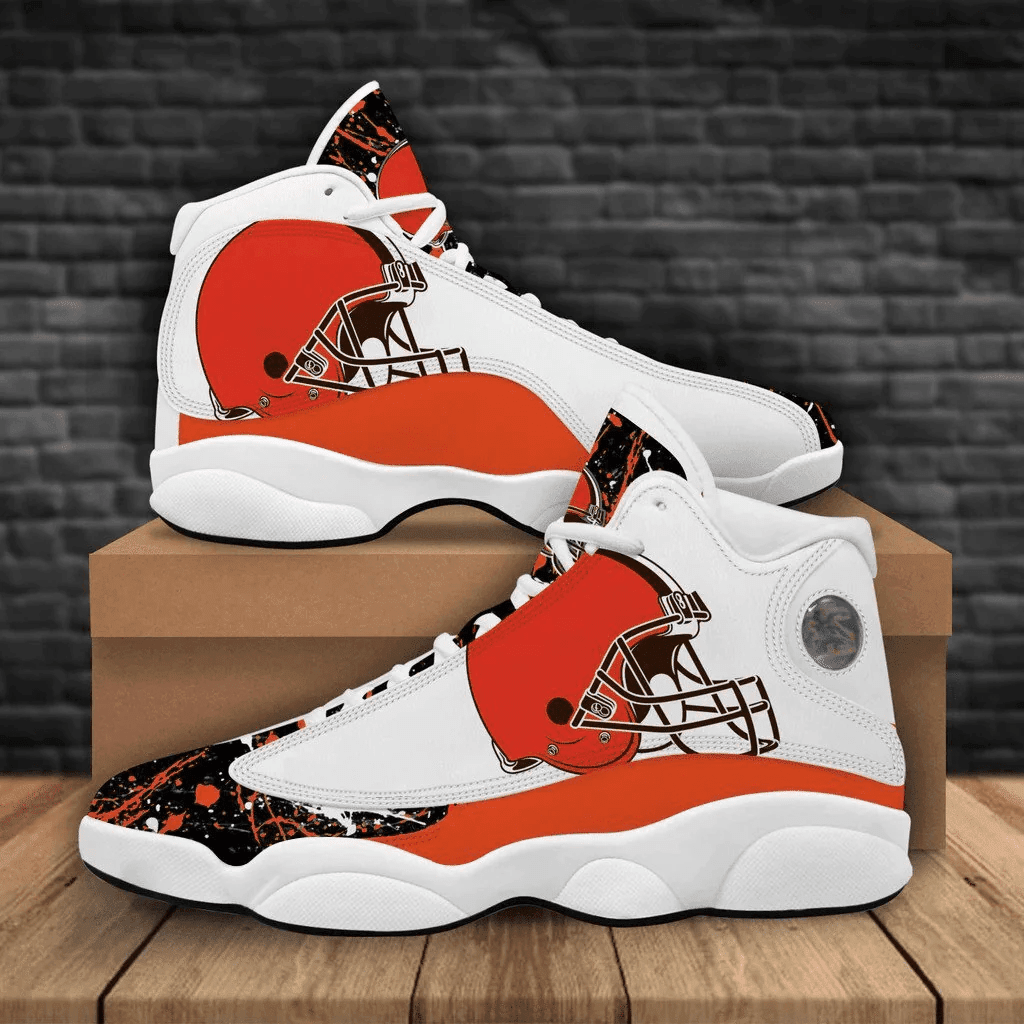 Cleveland Browns Air Jordan 13 Shoes JD13 V1521