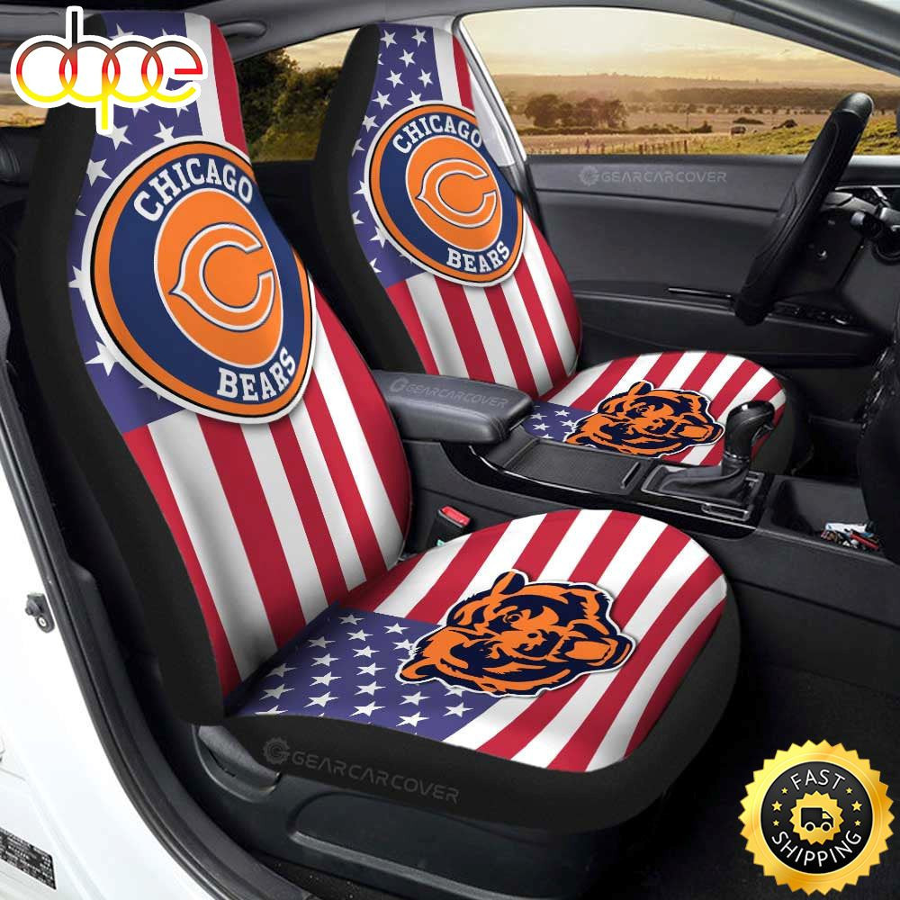 Chicago Bears Customized Car Seat Cover Set Car Decor Accessories CSC6082