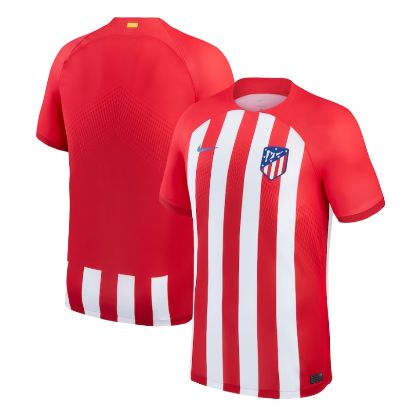 Atletico De Madrid 2023/24 Home Custom Jersey – Red