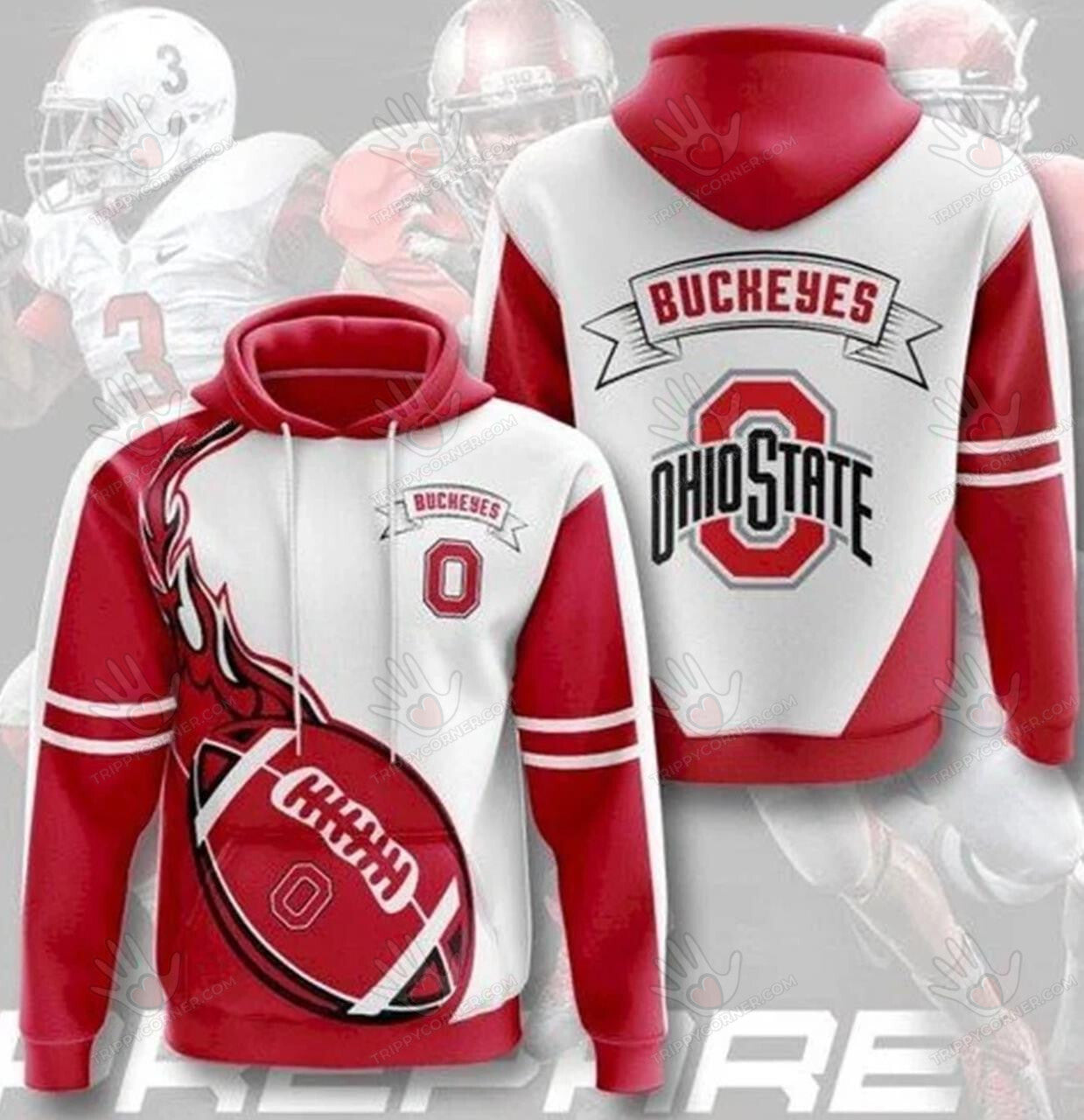 Ohio State Ncaa All Over Printed Hoodie, Ohio State 3D Shirt, Ohio State Buckeyes Full Print Shirt 3D All Over Printed Shirt, Sweatshirt, Hoodie, Bomber Jacket Size S – 5Xl