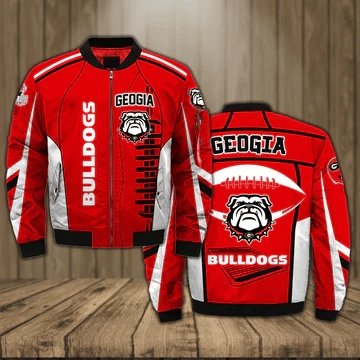 Georgia Bulldogs NCAA 3D Bomber Jacket BJ522