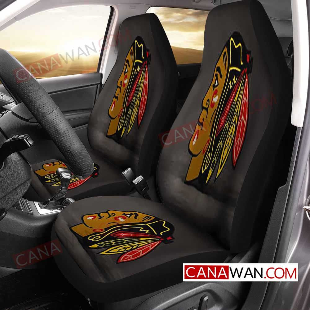 Chicago Blackhawks Car Seat Cover Set CSC4112