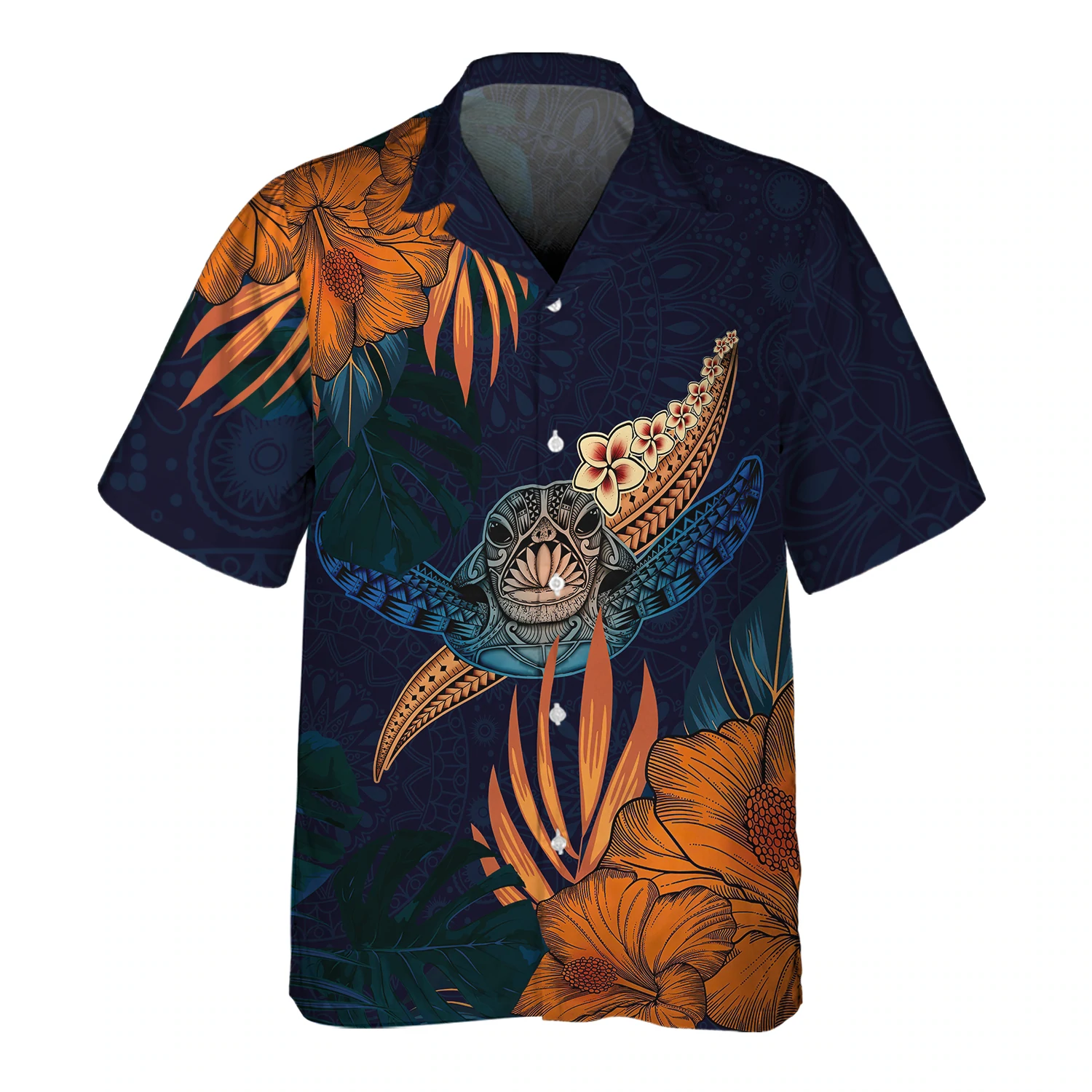 Mandala Turtle – 3D Hawaiian Shirt Men’S, Gift For Turtle Lovers