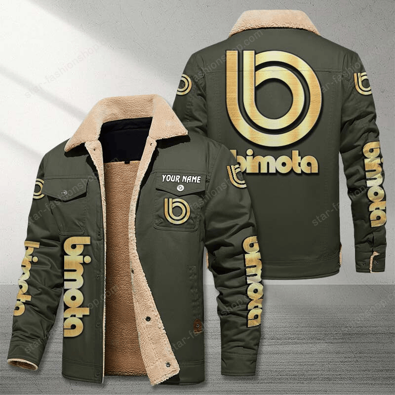 Bimota Green Custom Name Stand Collar Jacket