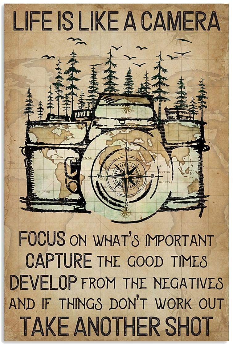 Poster No Frame, Camping Hiking With …