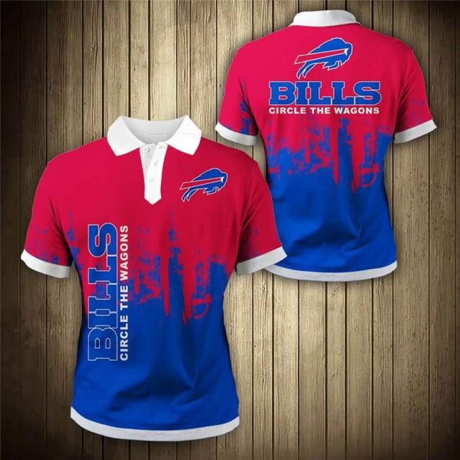 Buffalo Bills 3D Polo Shirt - Funnymugsandshirts Fashion