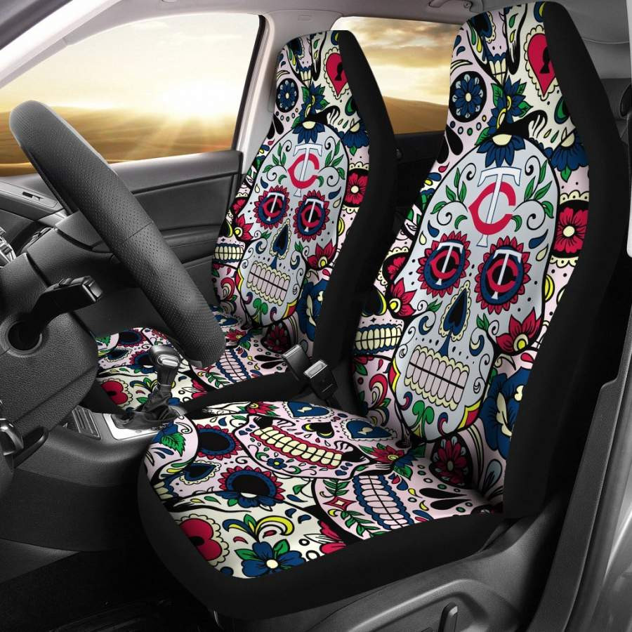 Party Skull Minnesota Twins Car Seat Covers CSC1076