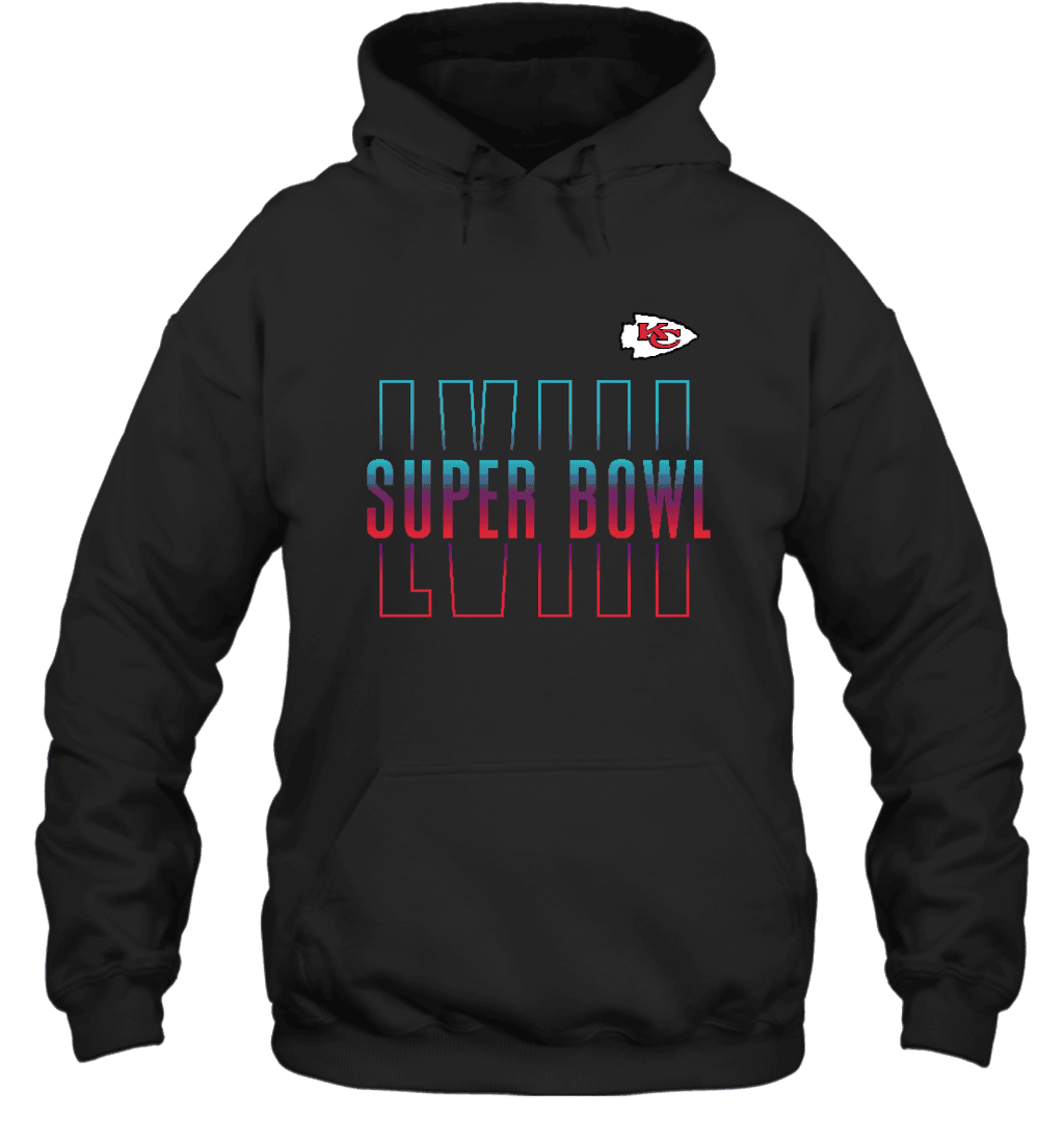 Kansas City Chiefs Super Bowl LVIII Colorfull Unisex 2D Hoodie