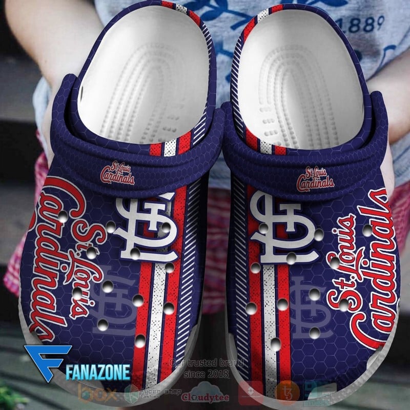 St. Louis Cardinals Logo Baseball MLB Full Blue Crocss Classic Clogs Shoes Ver427