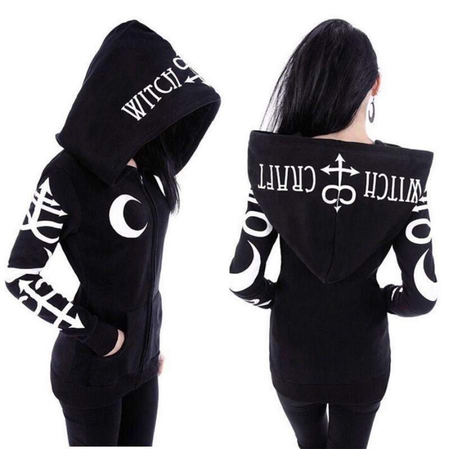 Black Witch Hoodies Sweatshirts
