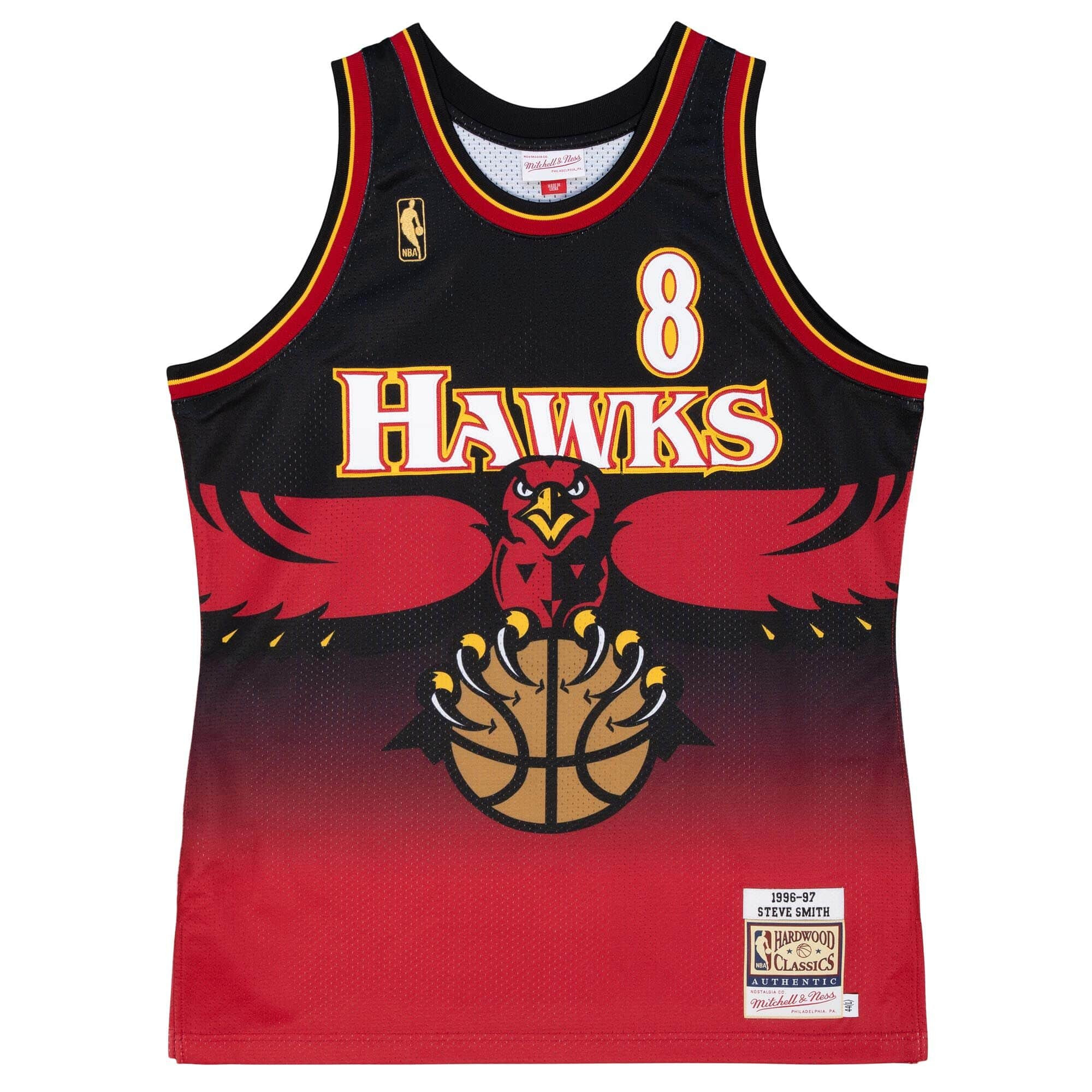 Mitchell & Ness Authentic Steve Smith Atlanta Hawks 1996-97 Jersey ...