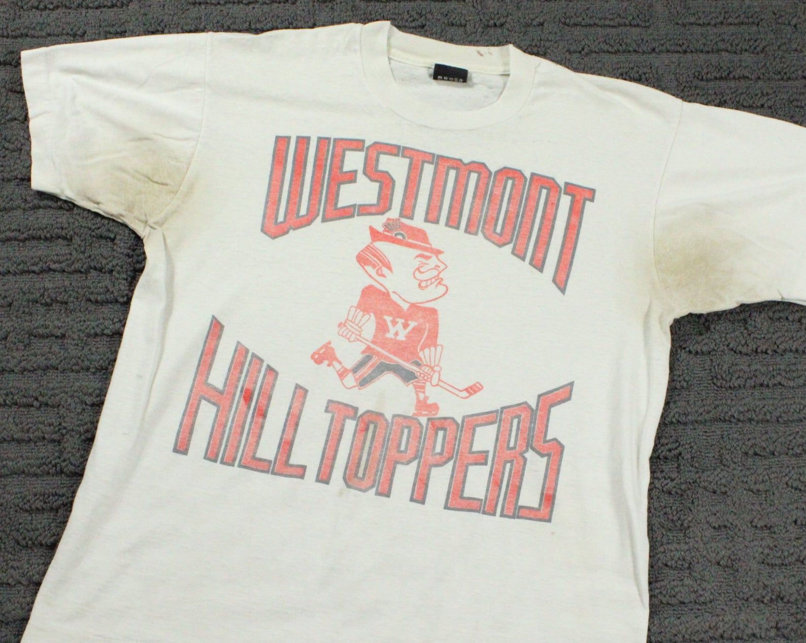 Highschool Football T-Shirt / Westmont Hilltopers Tee / Sports Team Uniform /Vintage 90S