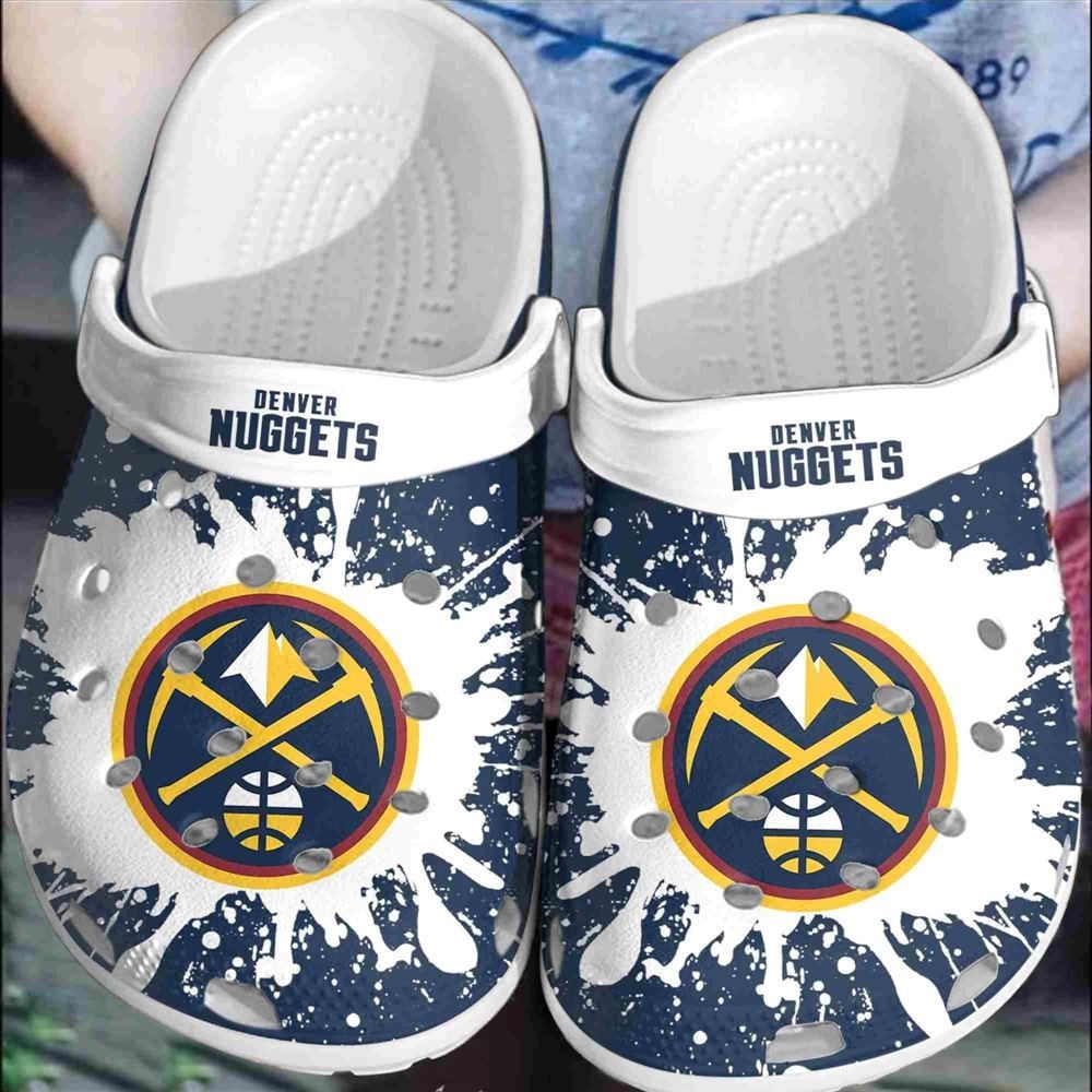 Denver Nuggets Basketball Club Clogs Comfortable Crocss Shoes For Men Women Ver656