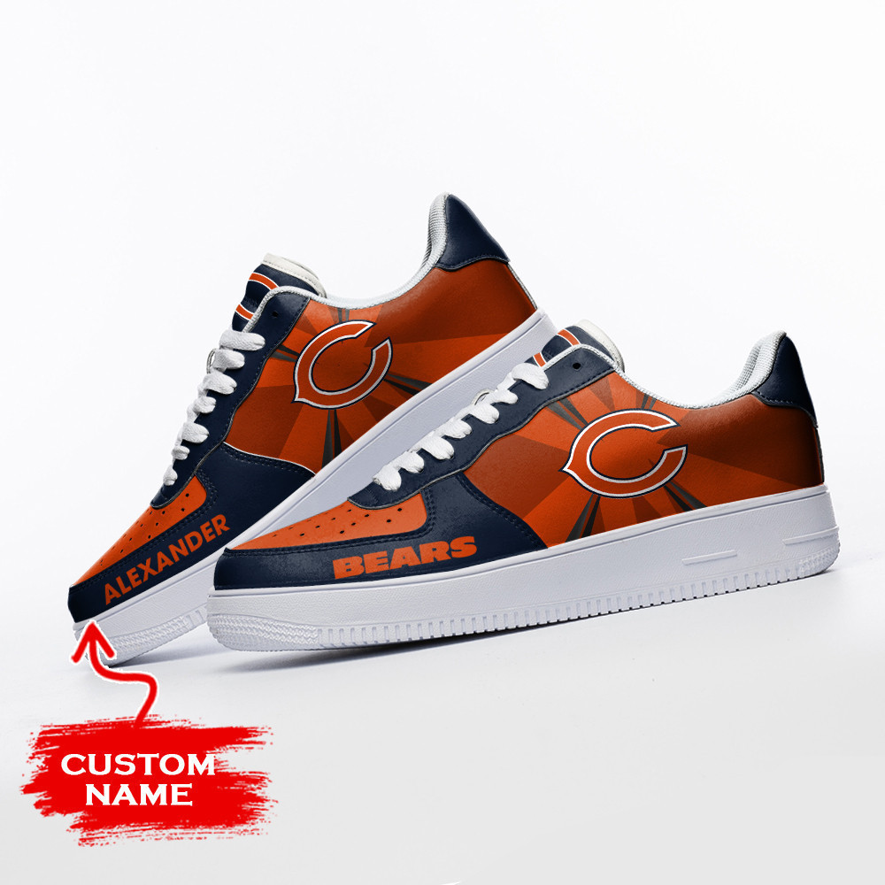 Chicago Bears Custom Air Force 1 Sneakers