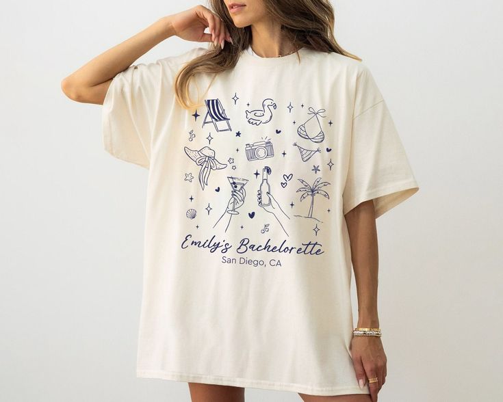 Bachelorette Shirts, Custom Beach Ba …