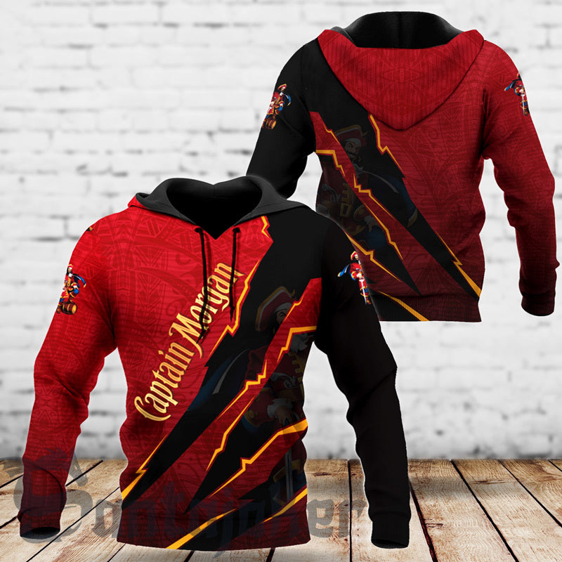 Captain Morgan Monster Style Hoodie & Zip Hoodie