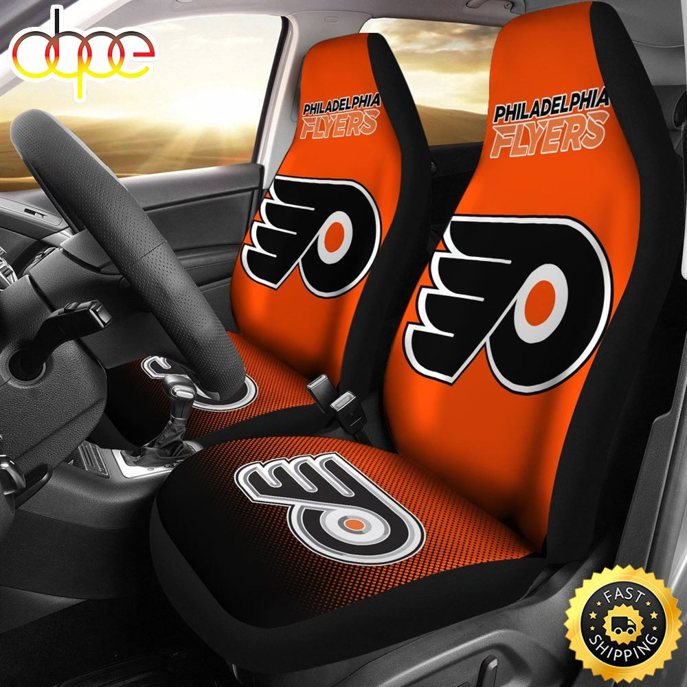 New Fashion Fantastic Philadelphia Flyers Car Seat Cover Set CSC2741